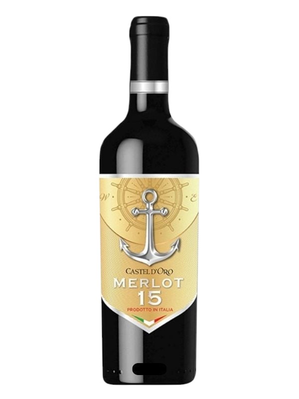 Rượu vang đỏ Ý Castel D’Oro Merlot 15 Chính Hãng