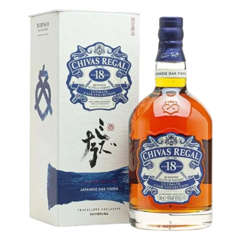 Rượu Chivas 18 Năm Ultimate Cask Collection Japanese Oak Finish Chính Hãng