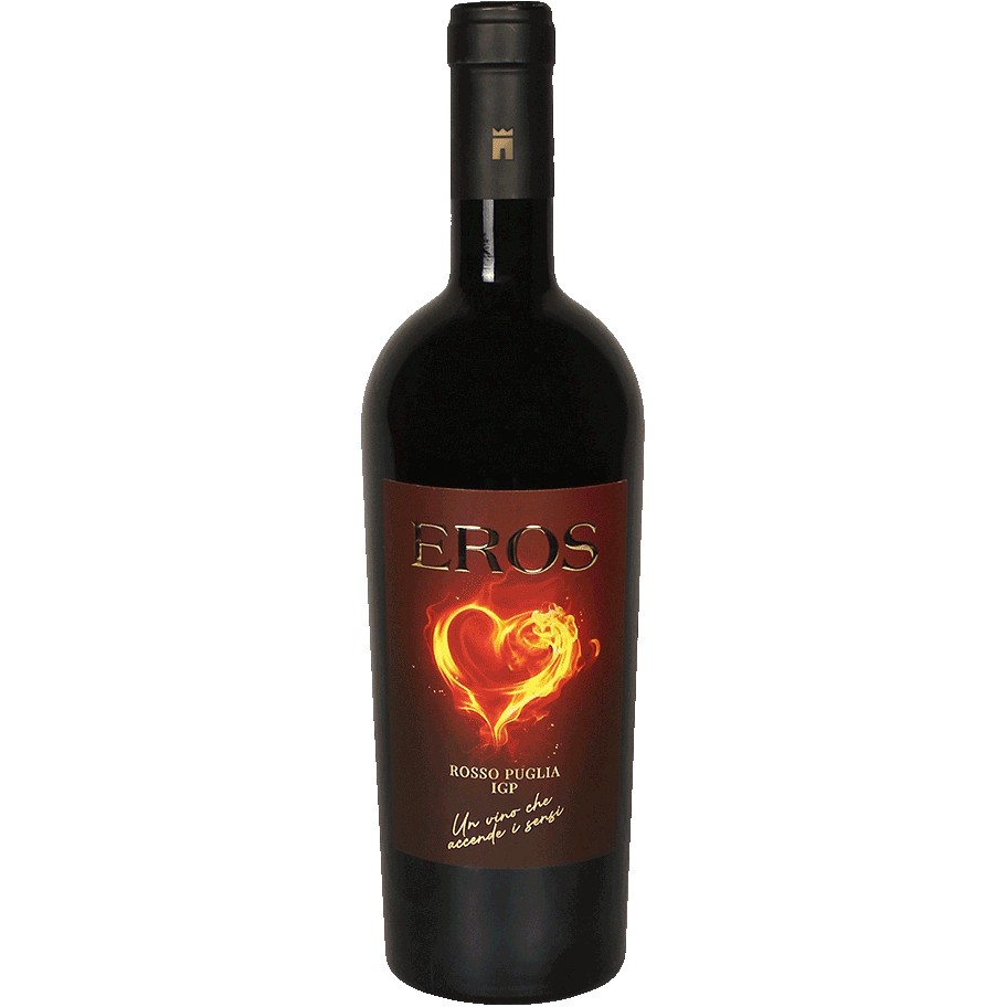 Rượu vang Ý Eros Rosso Puglia IGP chính hãng