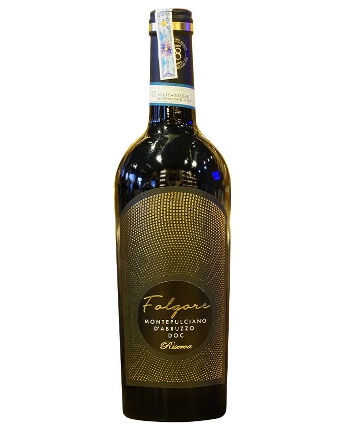 VANG ĐỎ Ý FOLGORE CUVÉE MONTEPULCIANO D'ABRUZZO RISERVA 2018