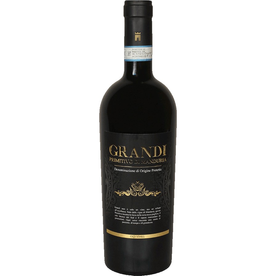 Rượu vang Ý Grandi Primitivo di Manduria DOP chính hãng