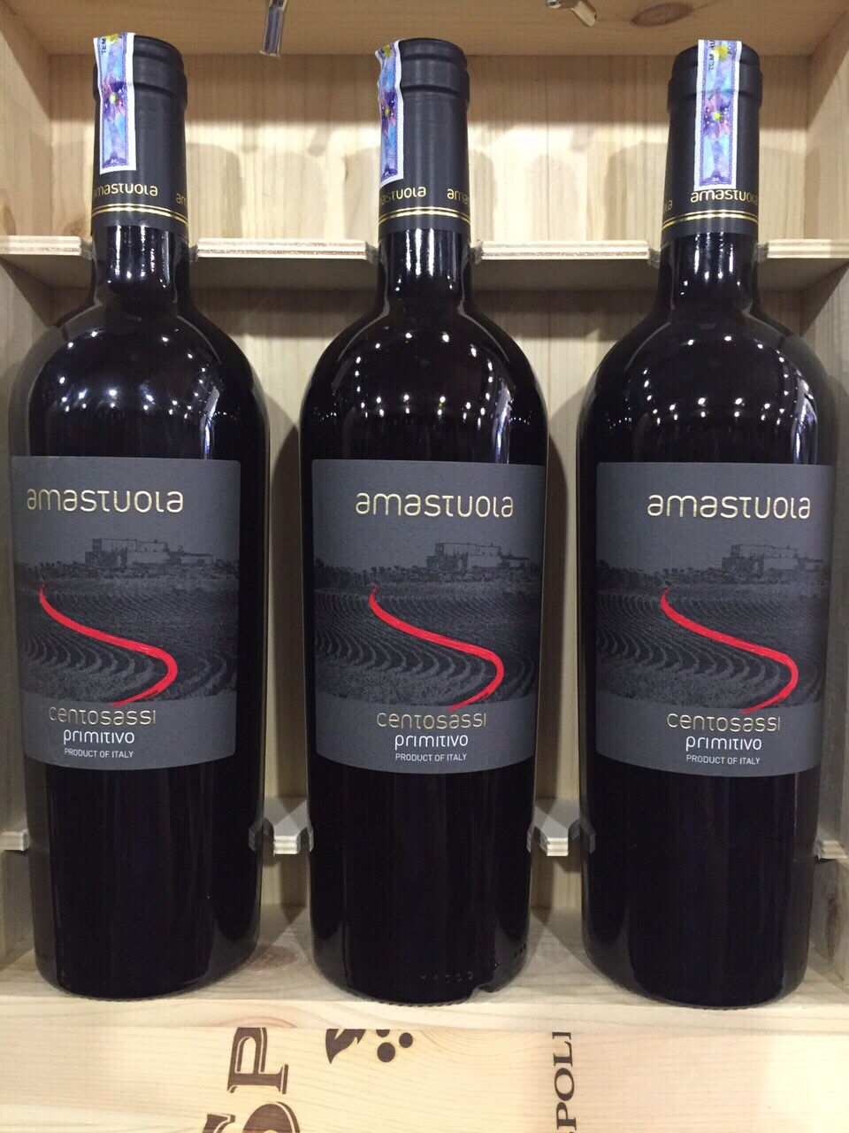 RƯỢU VANG Ý AMASTUOLA CENTOSASSI 4 Rươu vang ý amastuola