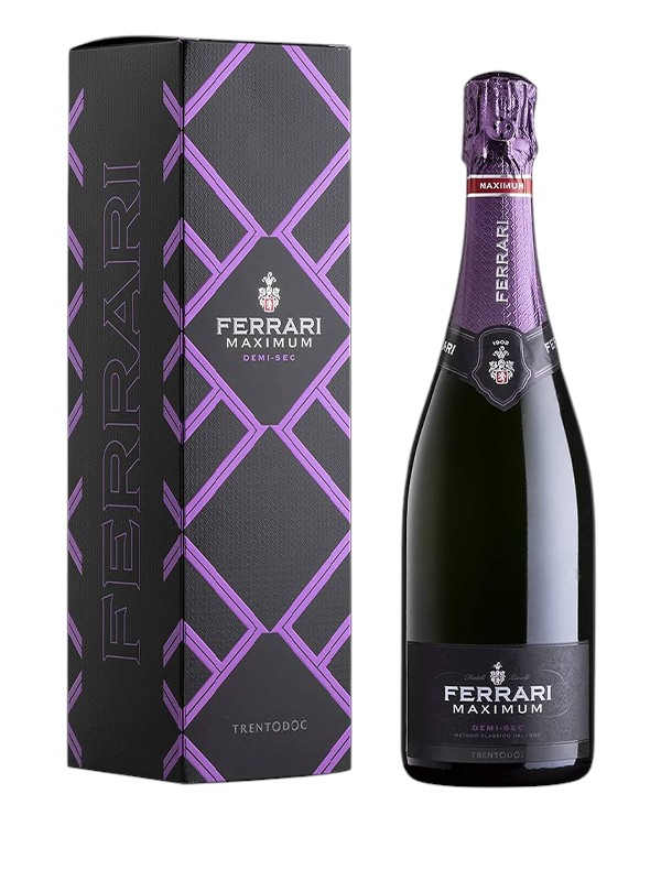 Rượu Vang Sparkling Ferrari Maximum Demi Sec Trentodoc cao cấp