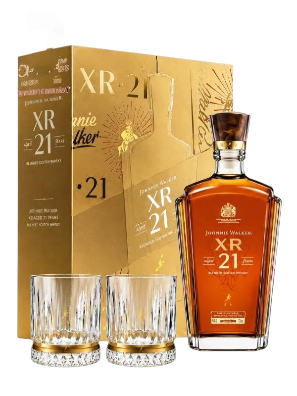 Rượu Johnnie Walker & Sons XR 21 Năm - Hộp Quà Tết 2027 Chính Hãng
