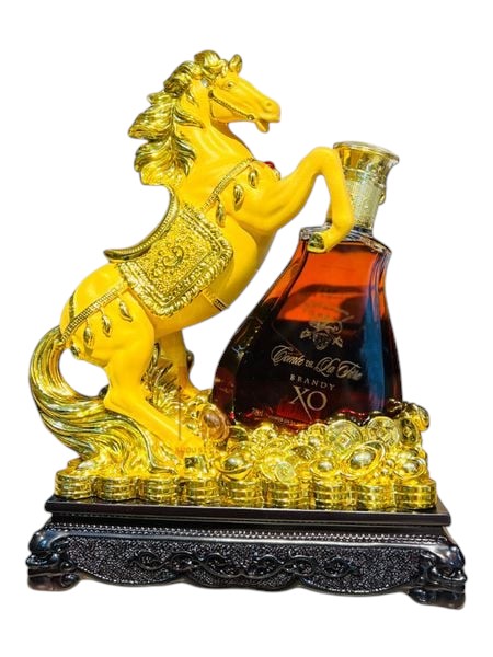 Rượu Linh Vật Ngựa Phú Quý Comte De La Fere XO Chính Hãng
