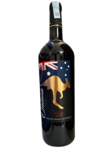 Rượu vang Salana Shiraz 14,5% - chai vang hình chú chuột túi