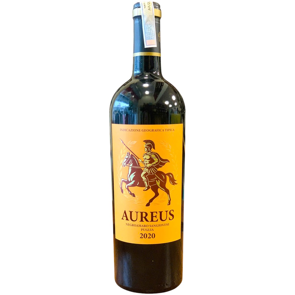 Rượu Vang Ý Aureus Negroamaro Sangiovese Chính Hãng
