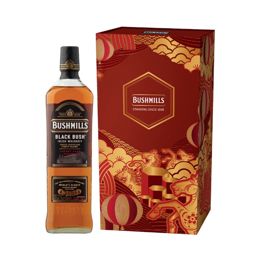 Rượu Bushmills Black Bush Hộp Quà Tết 2026 Chính Hãng