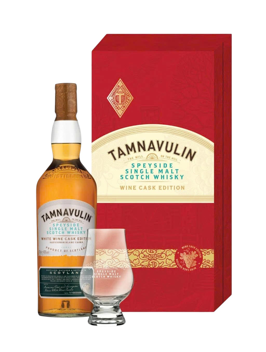 Rượu Tamnavulin White Wine Cask Edition hộp quà Tết 2026