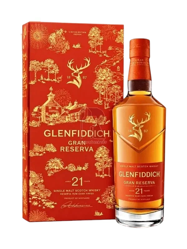 Rượu Glenfiddich 21 Gran Reserva Hộp Quà Tết 2027