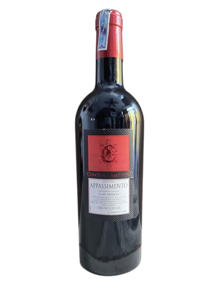 Rượu vang Conte di Campiano Appassimento Negroamaro Passito Salento chính hãng