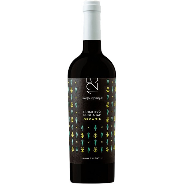 Rượu Vang 125 Primitivo Puglia Organic Chính Hãng