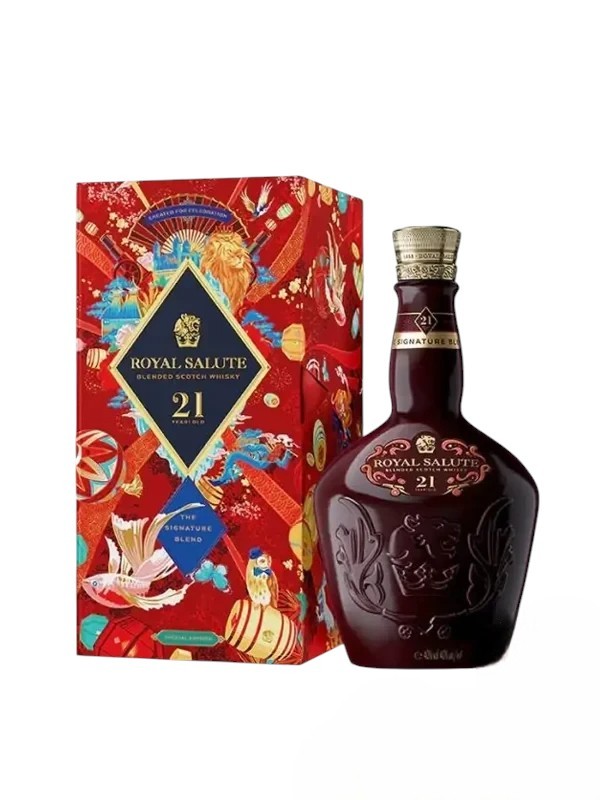 Rượu Royal Salute 21 Đỏ Ruby Flagon 700ml Chính Hãng