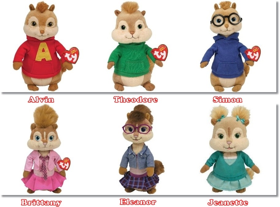Sóc chuột Alvin and the Chipmunk (1set/6 bé)