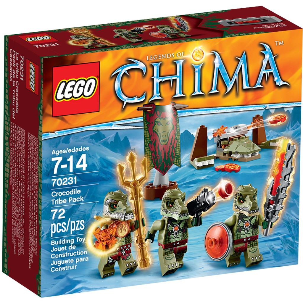 70231 LEGO Chima Crocodile Tribe Pack - Biệt đội cá sấu