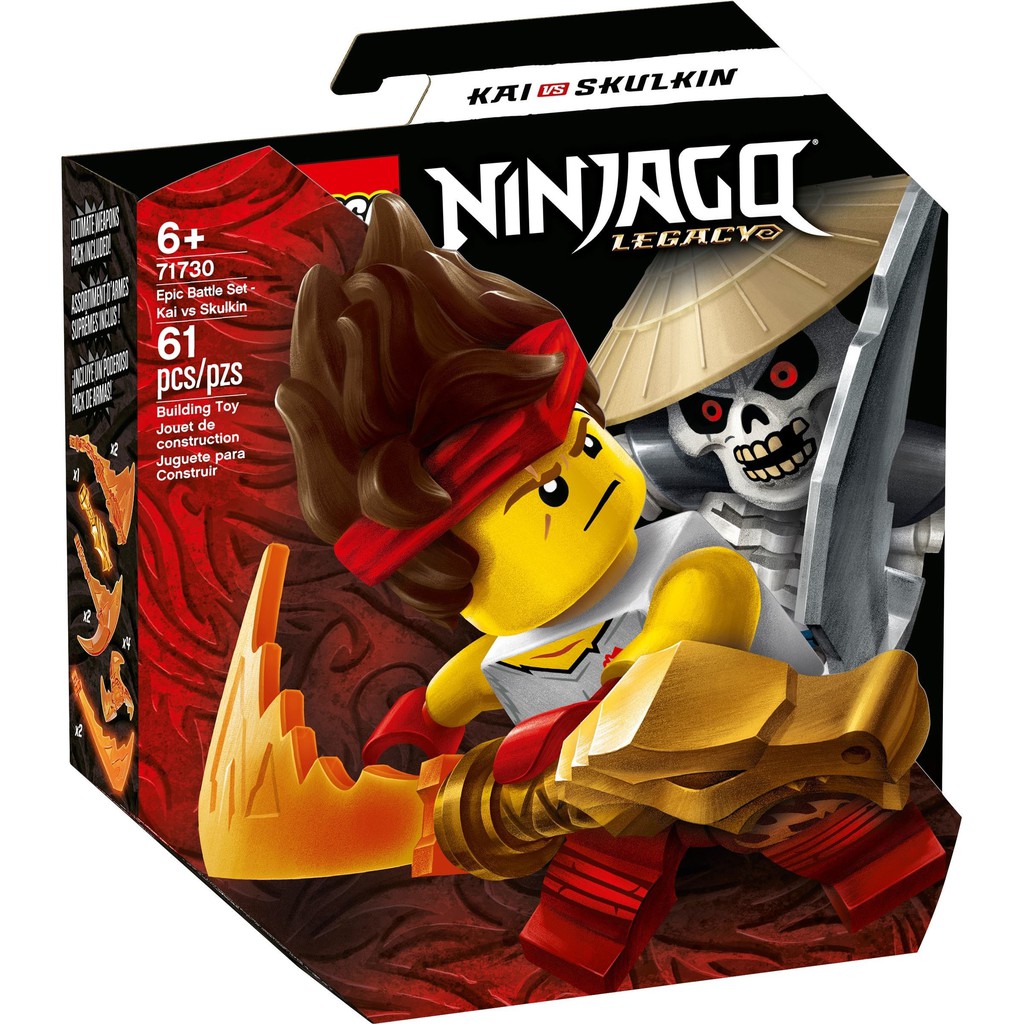 71730 LEGO Ninjago Epic Battle Set - Kai vs. Skulkin - Sự đối đầu giữa Kai và Skulkin