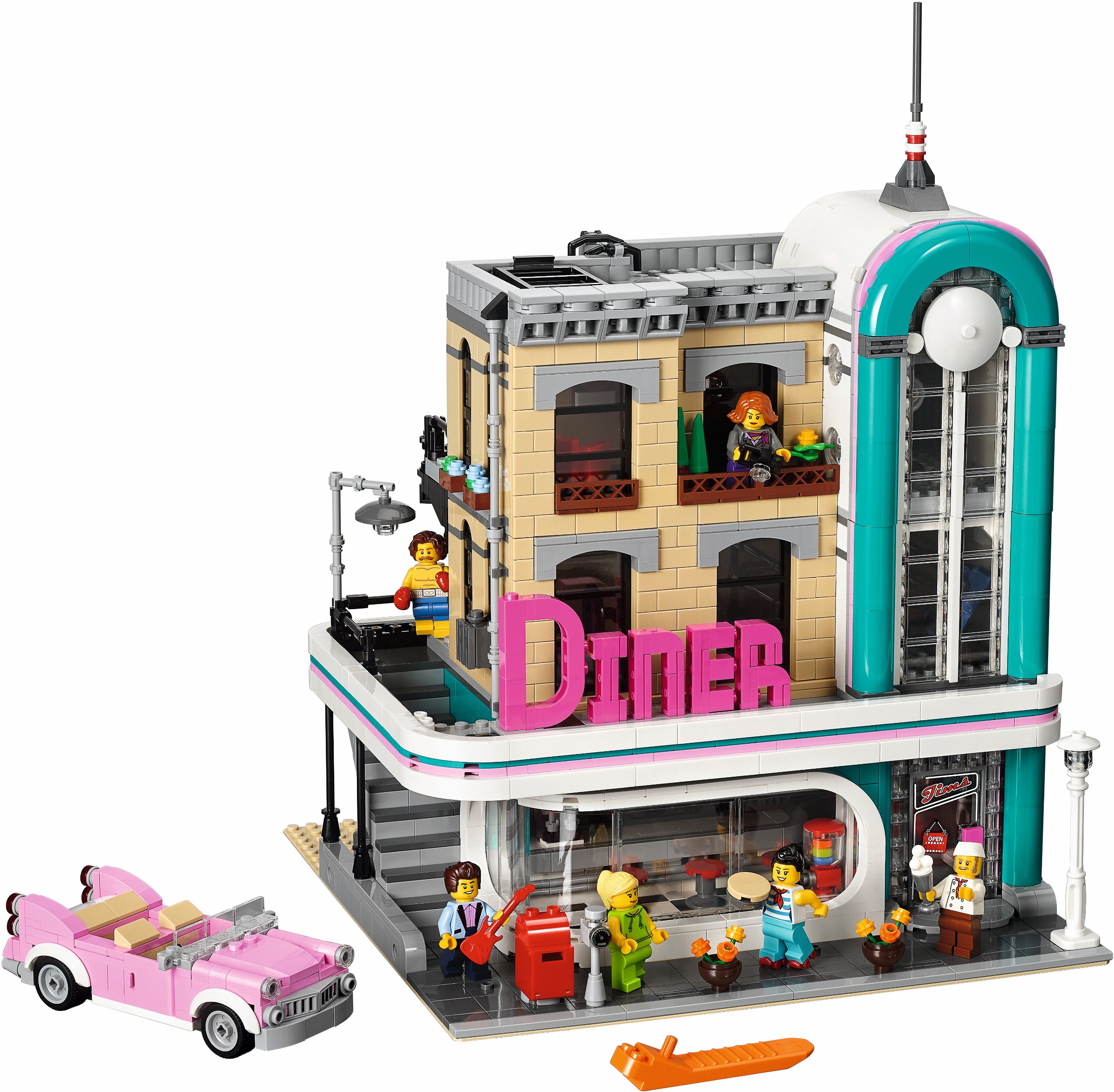 10260 LEGO Creator Downtown Diner - Bộ LEGO Bữa tối ở trung tâm thành phố