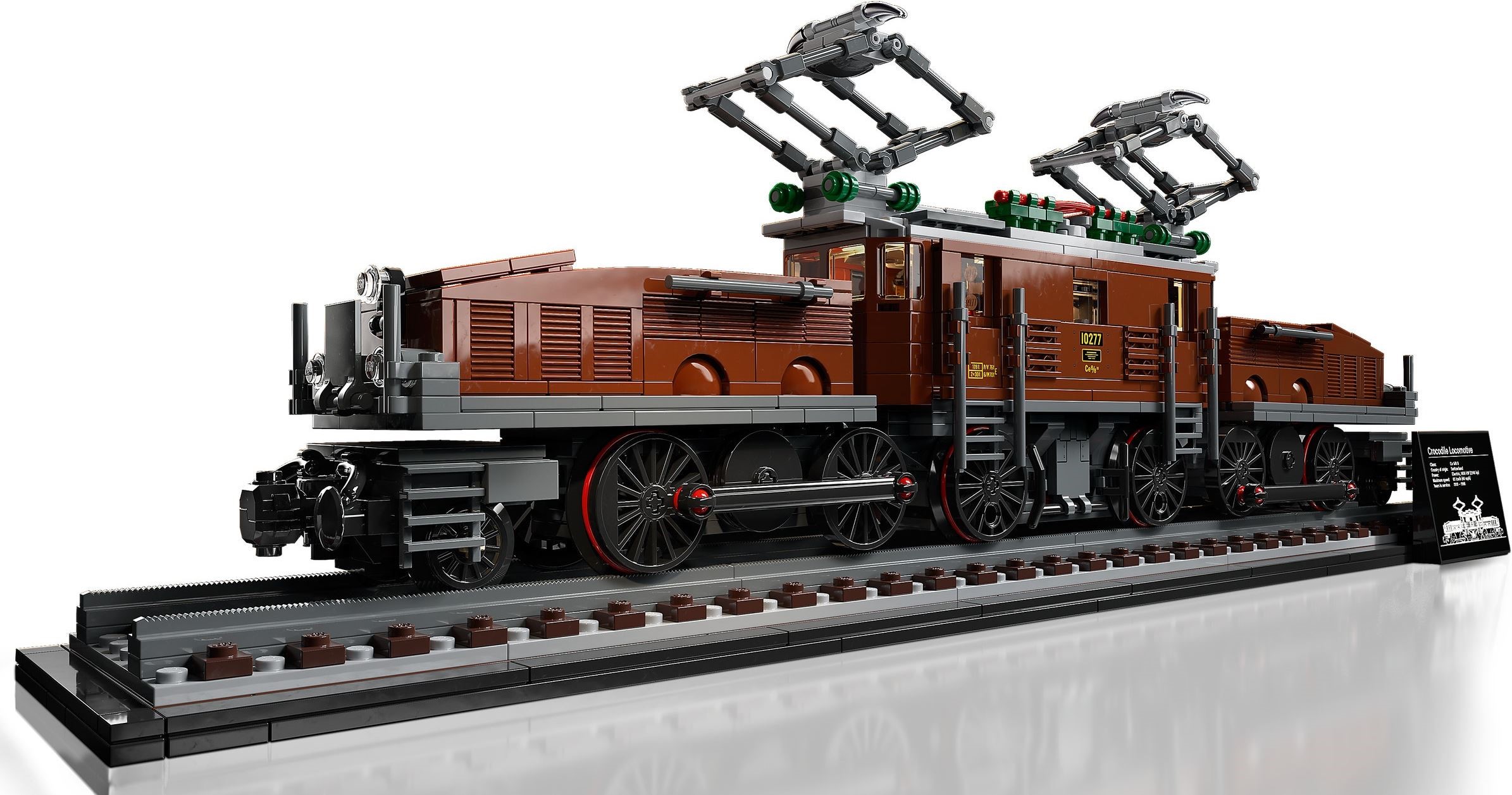 10277 LEGO Creator Expert Trains Crocodile Locomotive - Chuyến Tàu lửa/ tàu hỏa đầu máy hình cá sấu cổ điển
