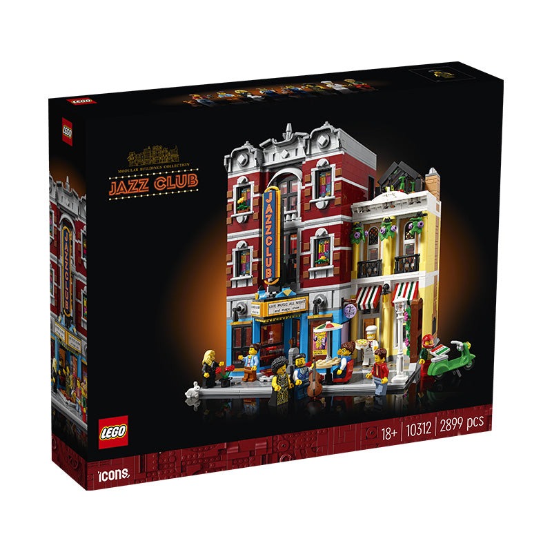 10312 Đồ chơi lắp ráp Iego Icons Modular Buildings Collection Jazz Club - Câu lạc bộ Jazz