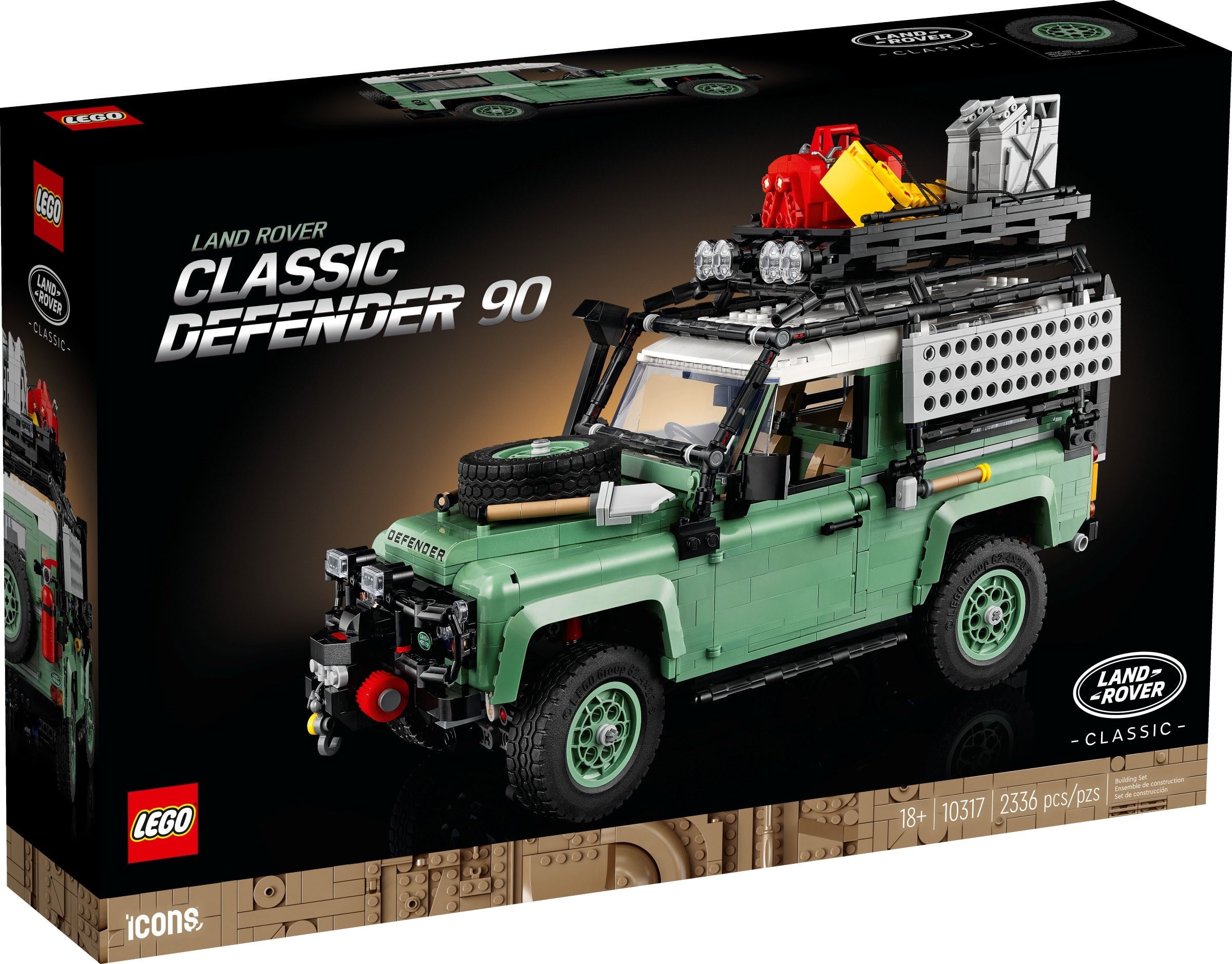 10317 Lego Icons Land Rover Classic Defender 90 - Đồ chơi lắp ráp  xe cắm trại