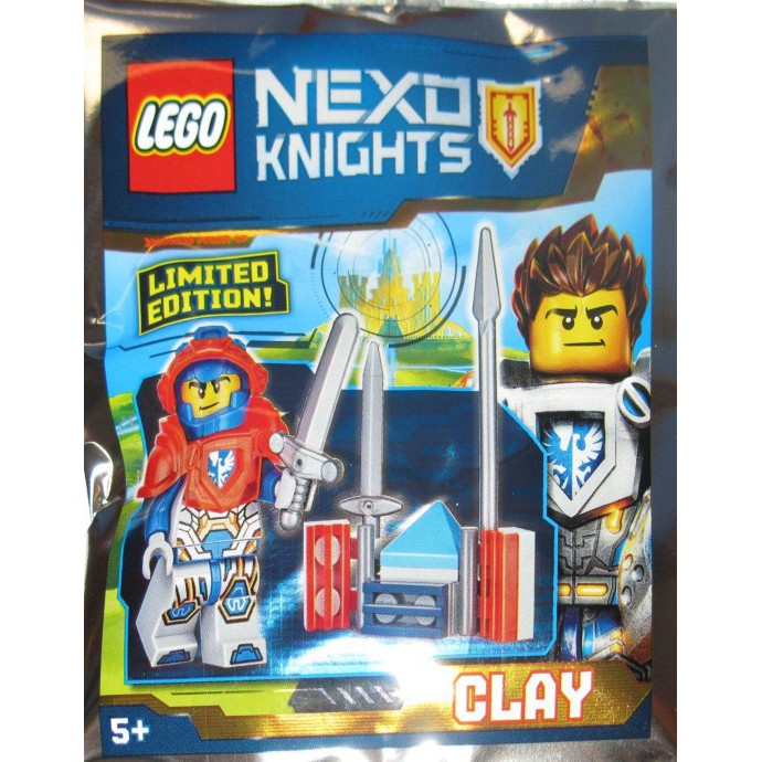 271712 LEGO Nexo Knights Clay foil pack #1  - Nhân vật Clay