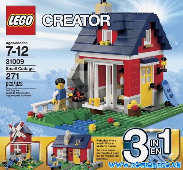 31009 LEGO® Creator Small Cottage ( Mẫu năm 2013)