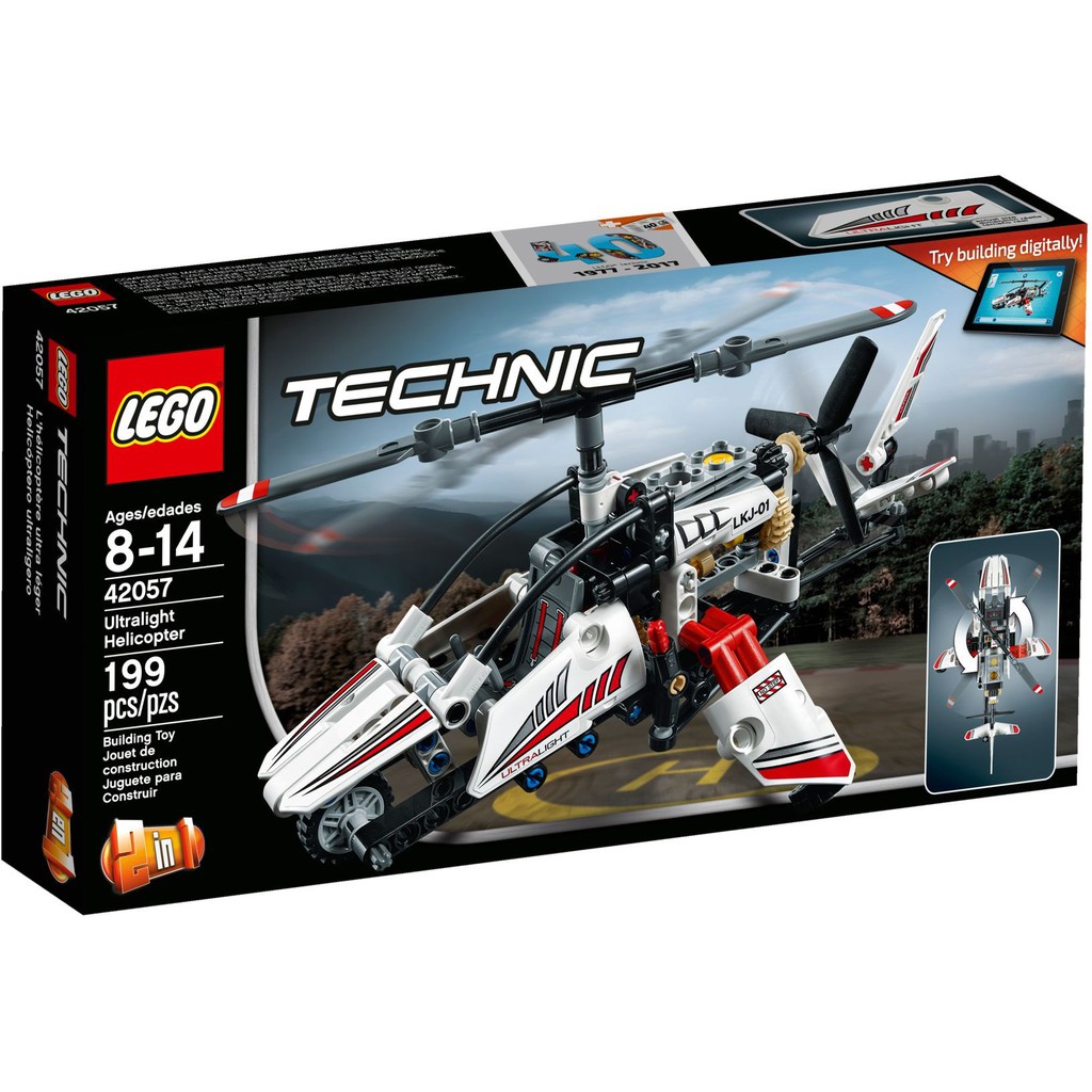 42057 LEGO Technic 2in1 Ultralight Helicopter - Trực thăng siêu nhẹ