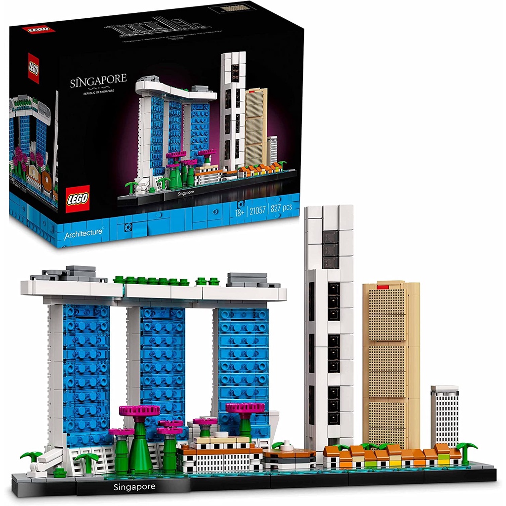 21057 LEGO Architecture Singapore - Kiến trúc Singapore