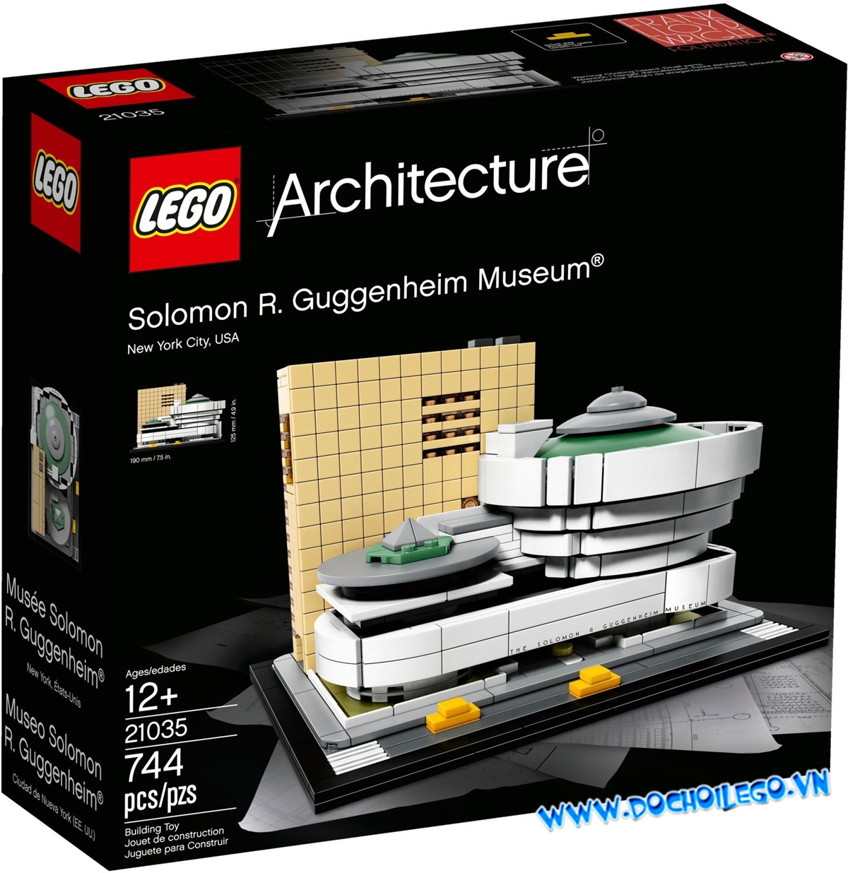 21035 LEGO Architecture Solomon R. Guggenheim Museum - Viện Bảo Tàng Solomon R. Guggenheim