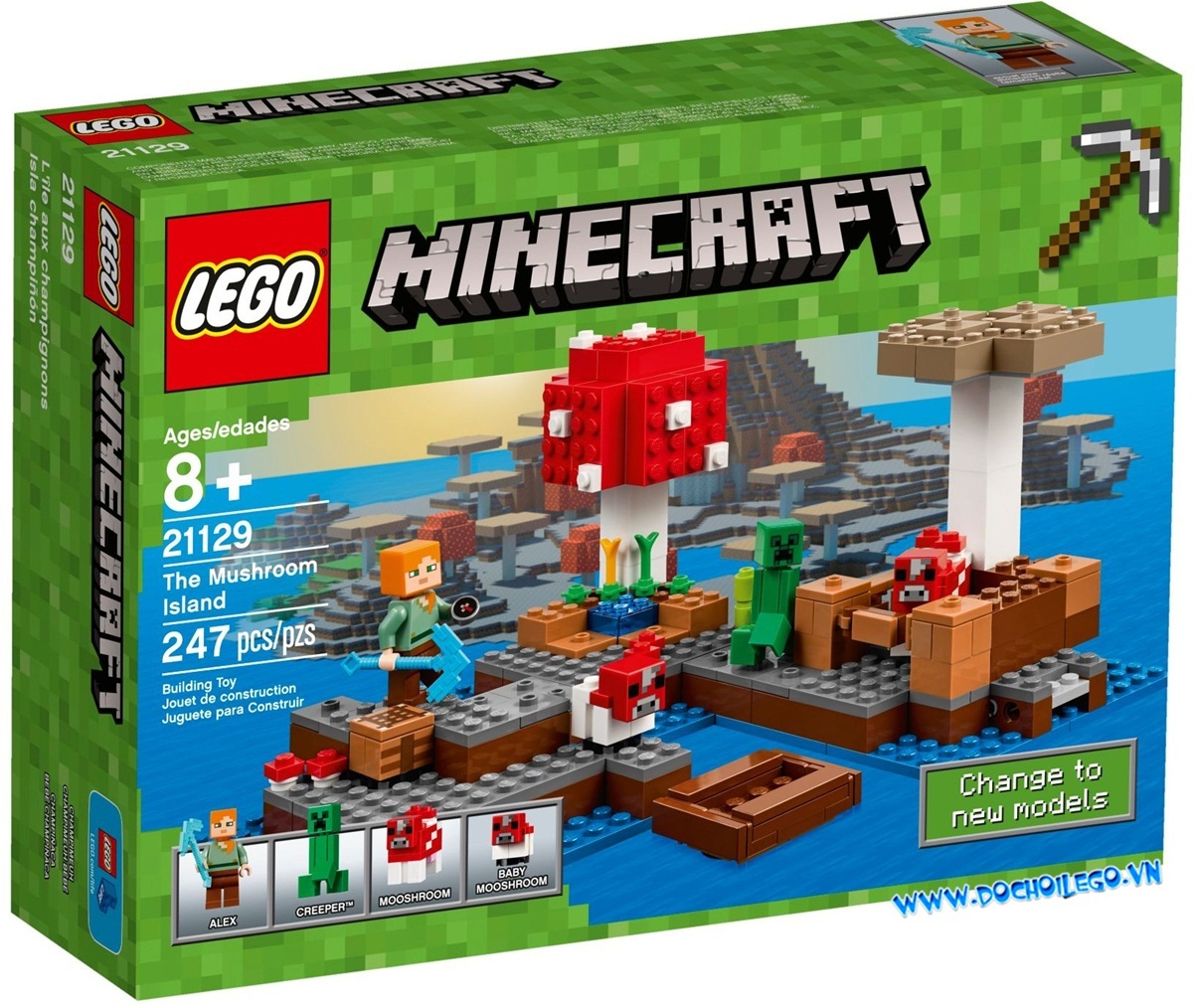 21129 LEGO Minecraft™ The Mushroom Island