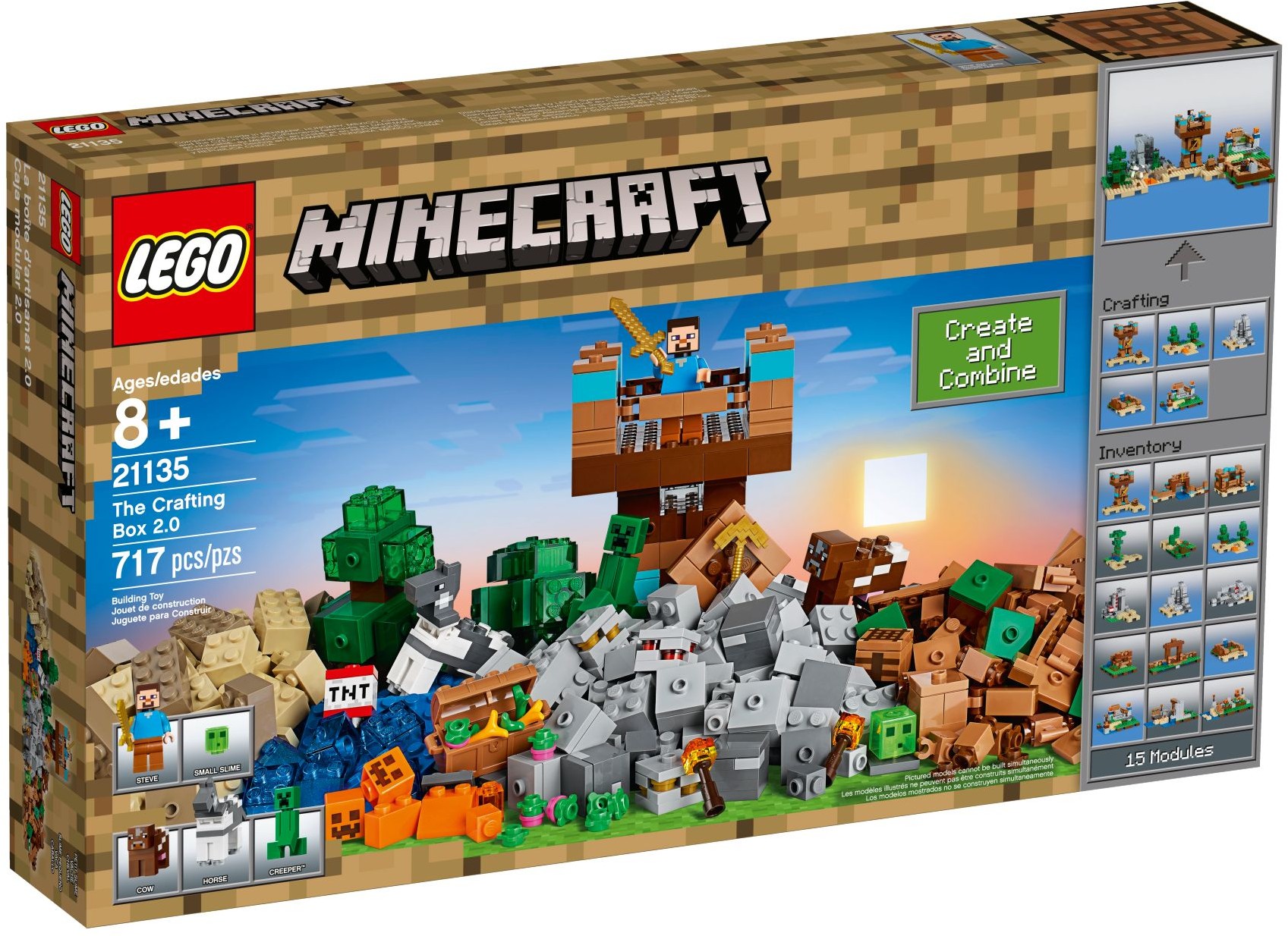 21135 LEGO Minecraft™ LEGO Minecraft the Crafting Box 2.0