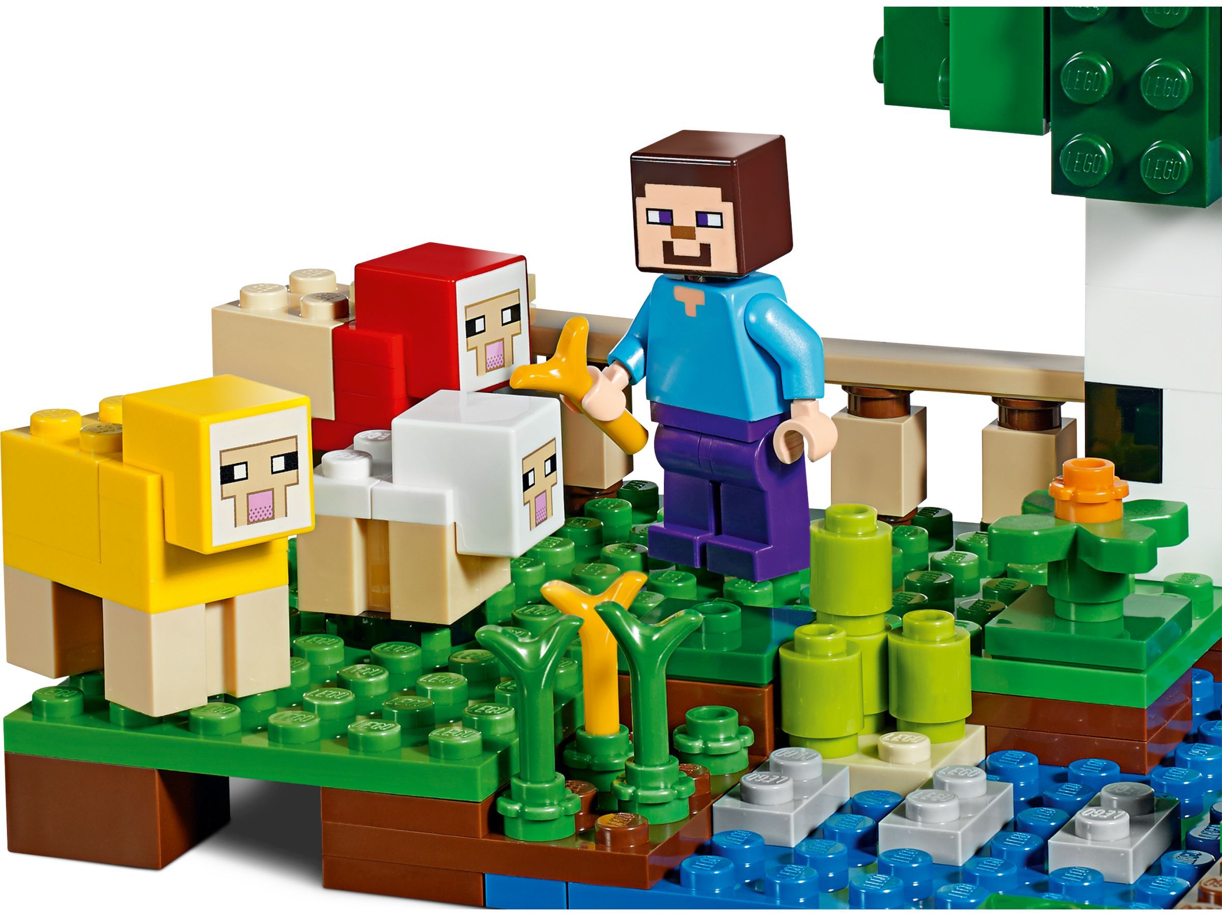 ❤️ 21153 LEGO Minecraft The Wool Farm - Bộ đồ chơi Trang trại sản xuất len