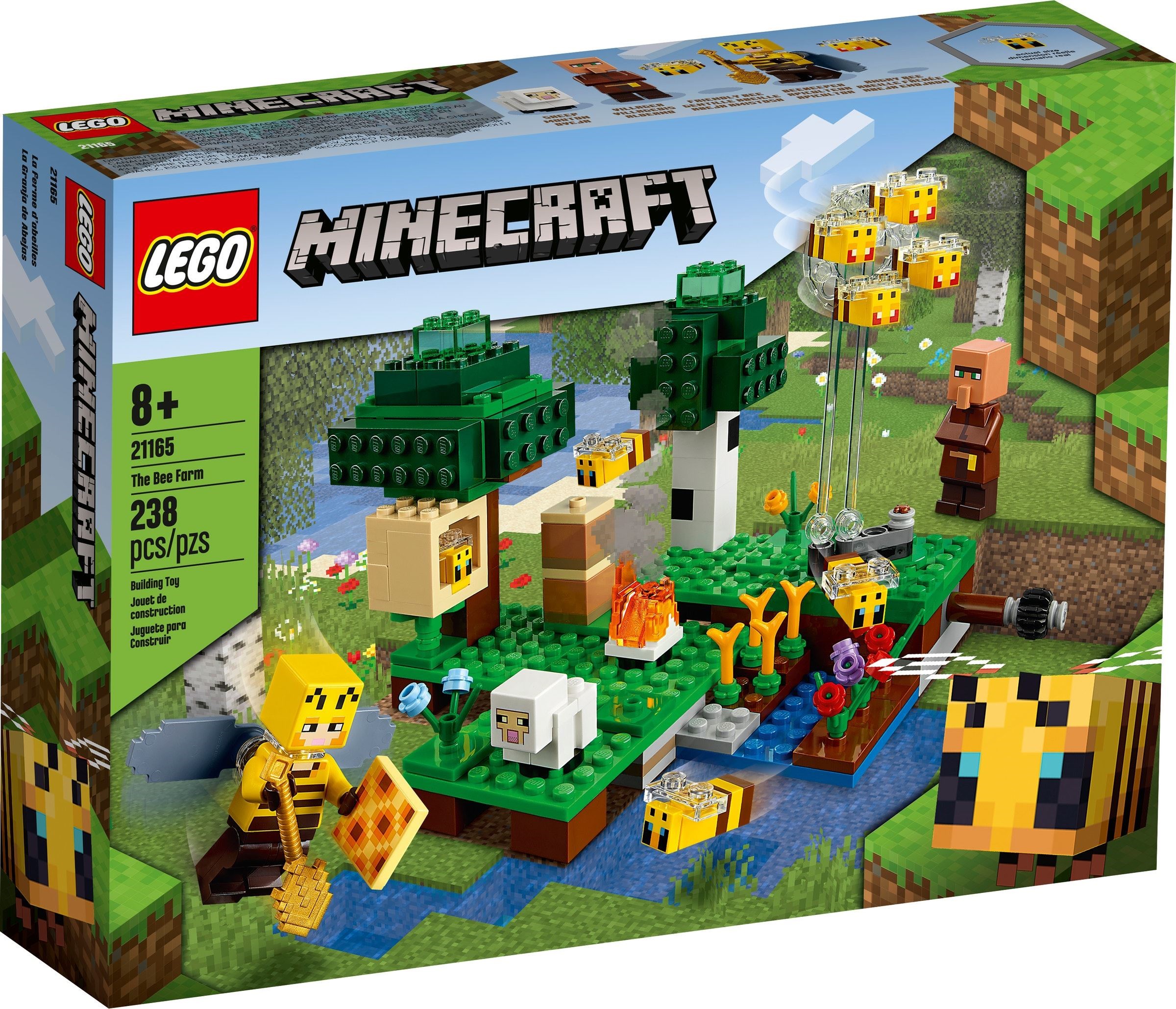 21165 LEGO Minecraft 21165: The Bee Farm _ Trại nuôi Ong