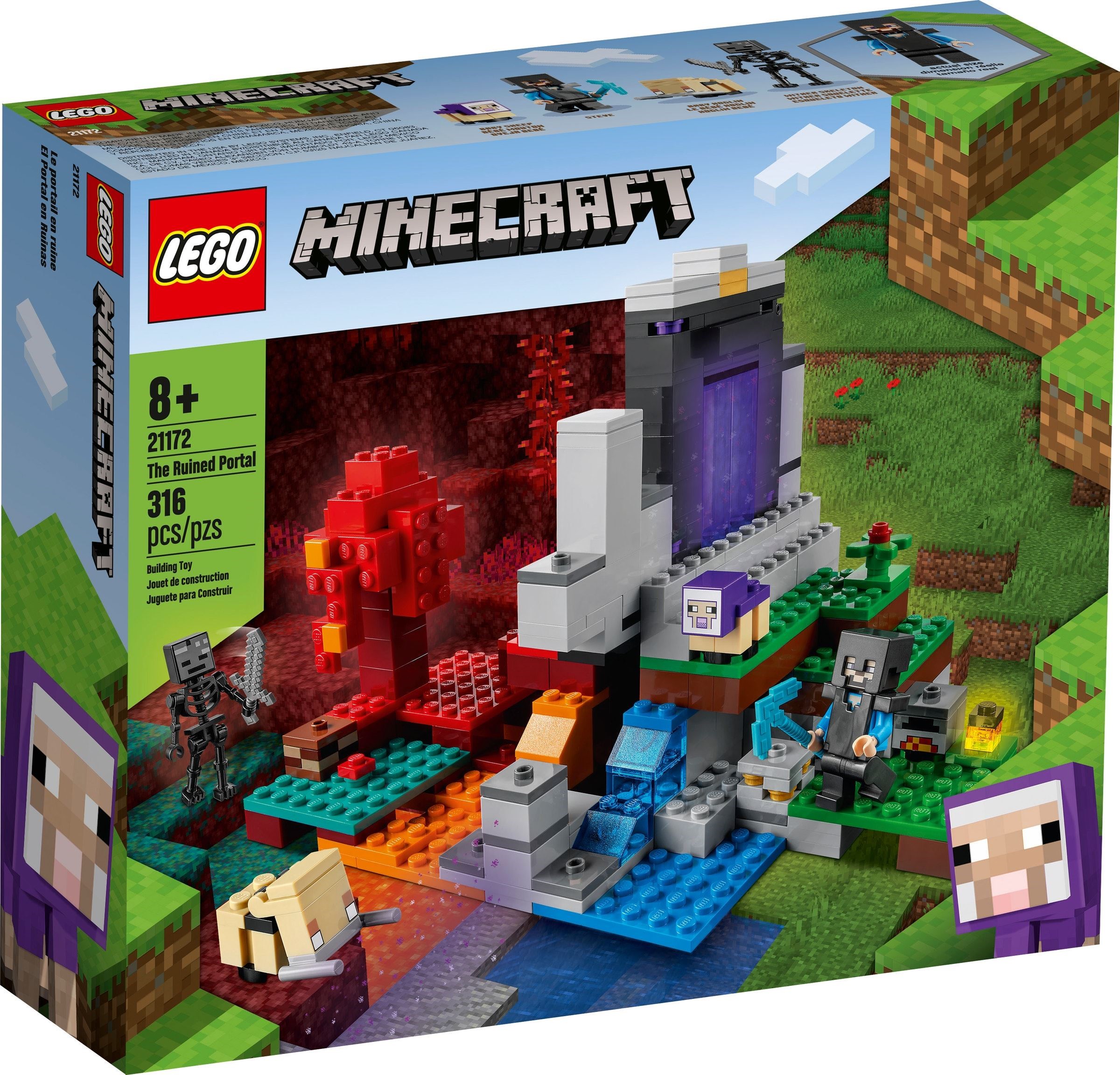 21172 LEGO Minecraft The Ruined Portal - Cổng thông tin bị tàn phá