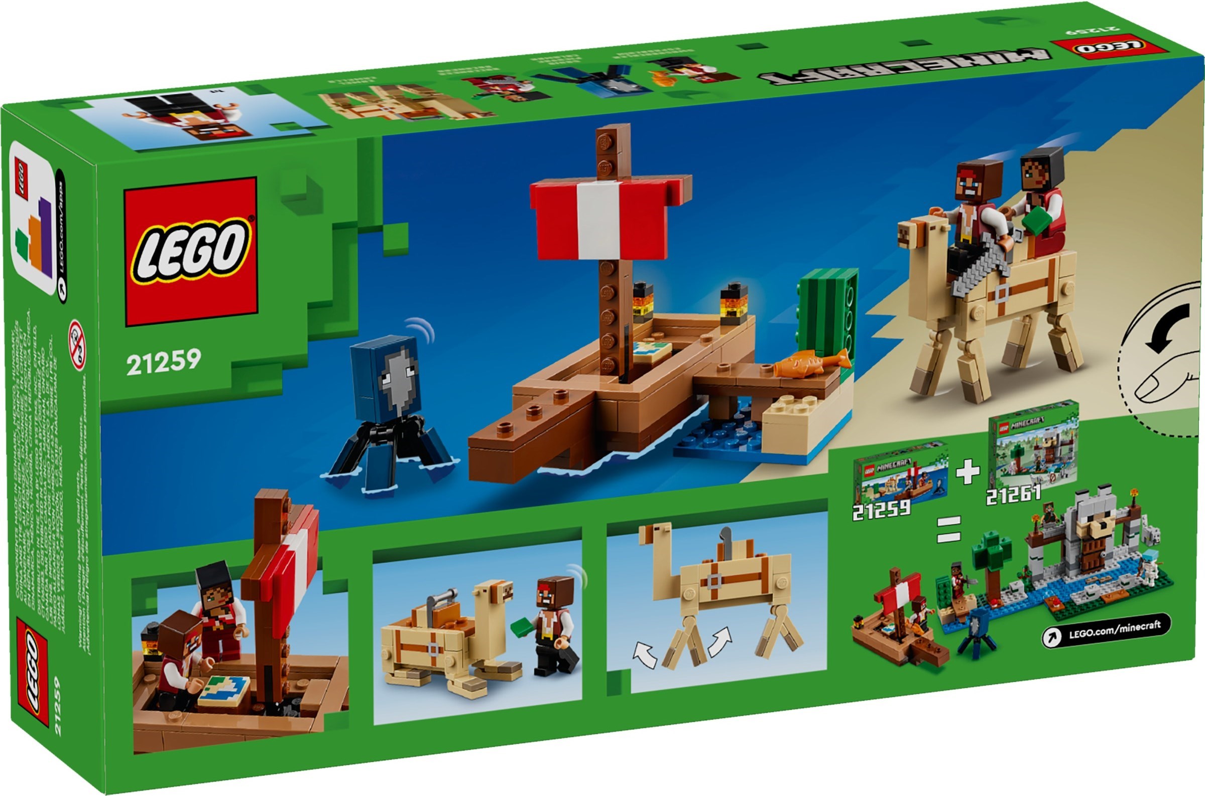 21259 LEGO Minecraft The Pirate Ship Voyage