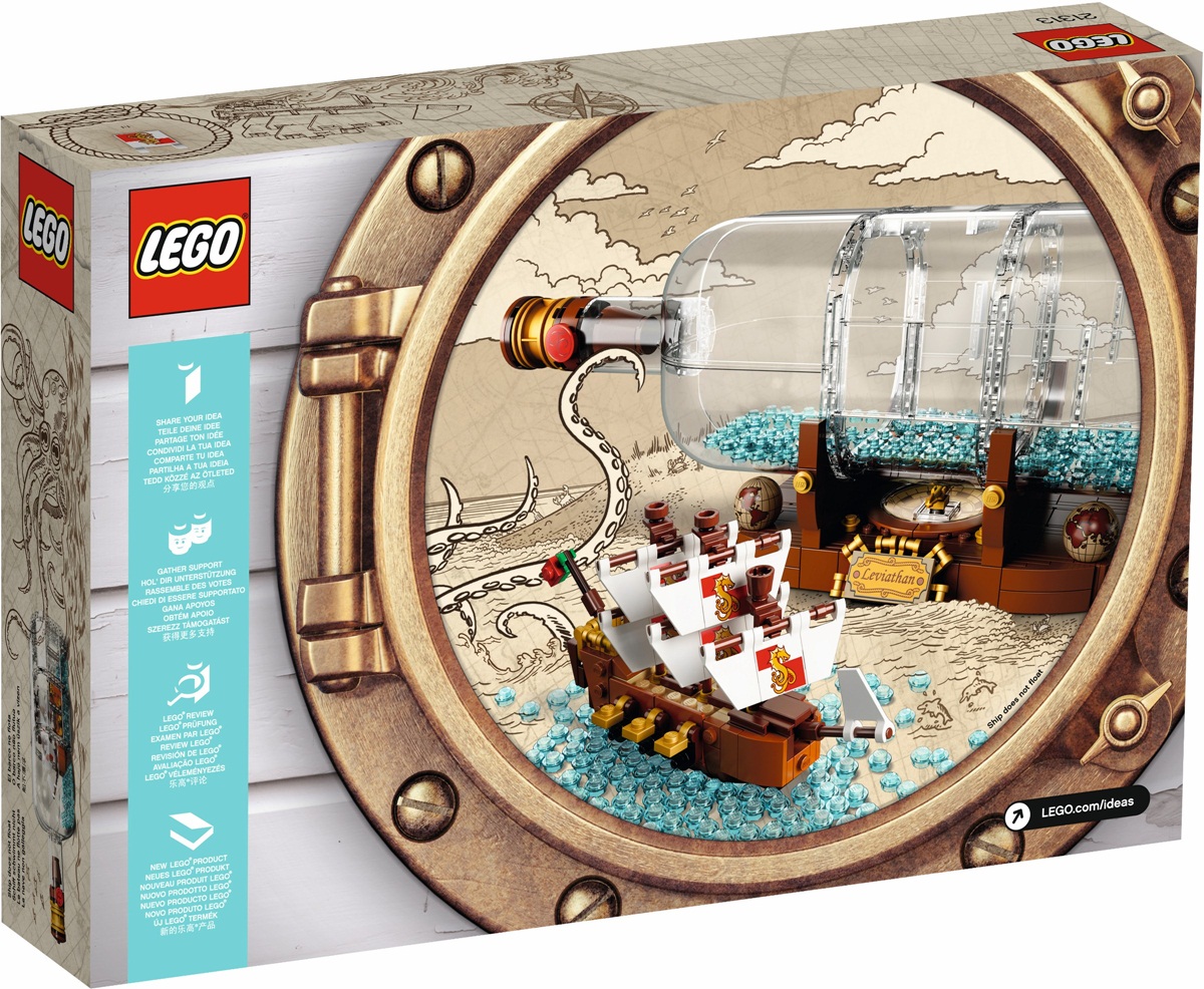 21313/92177 LEGO Ideas SHIP IN A BOTTLE - Thuyền trong chai