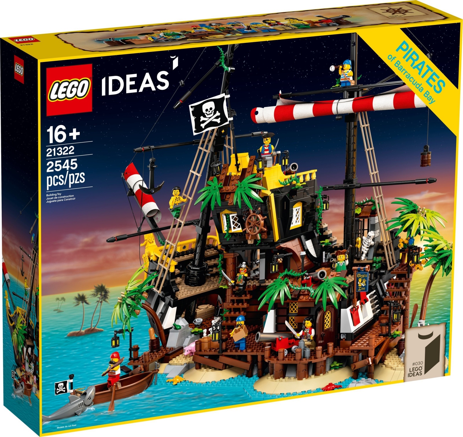 21322 LEGO Ideas Pirates of Barracuda Bay - Bộ đồ chơi LEGO Đảo Hải tặc