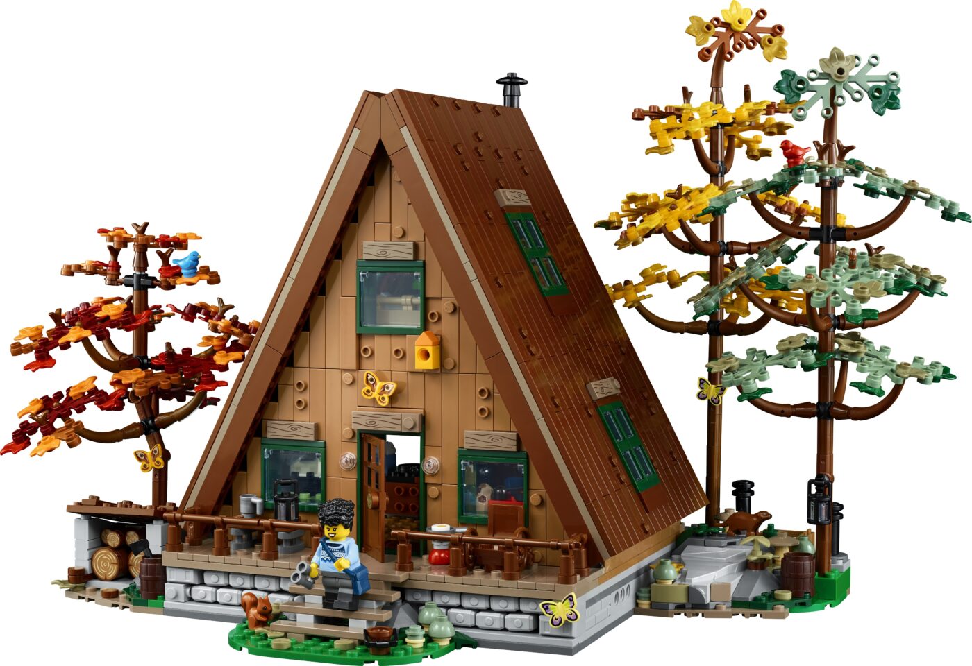 LEGO Ideas A-Frame Cabin - Nhà gỗ khung chữ A