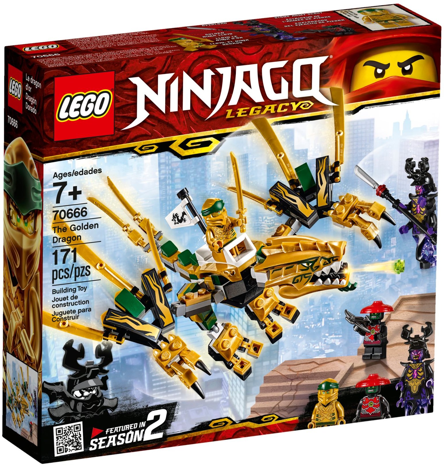 70666 LEGO Ninjago Legacy The Golden Dragon -  Đồ chơi Rồng vàng