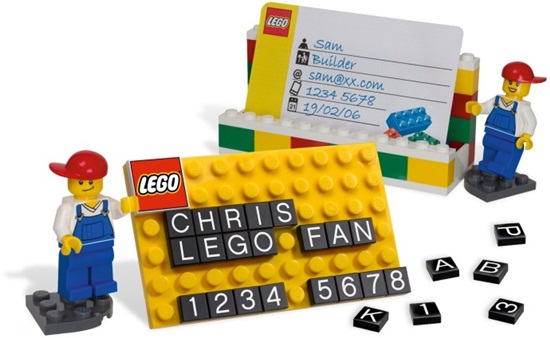 850425 LEGO® Desk Business Card Holder