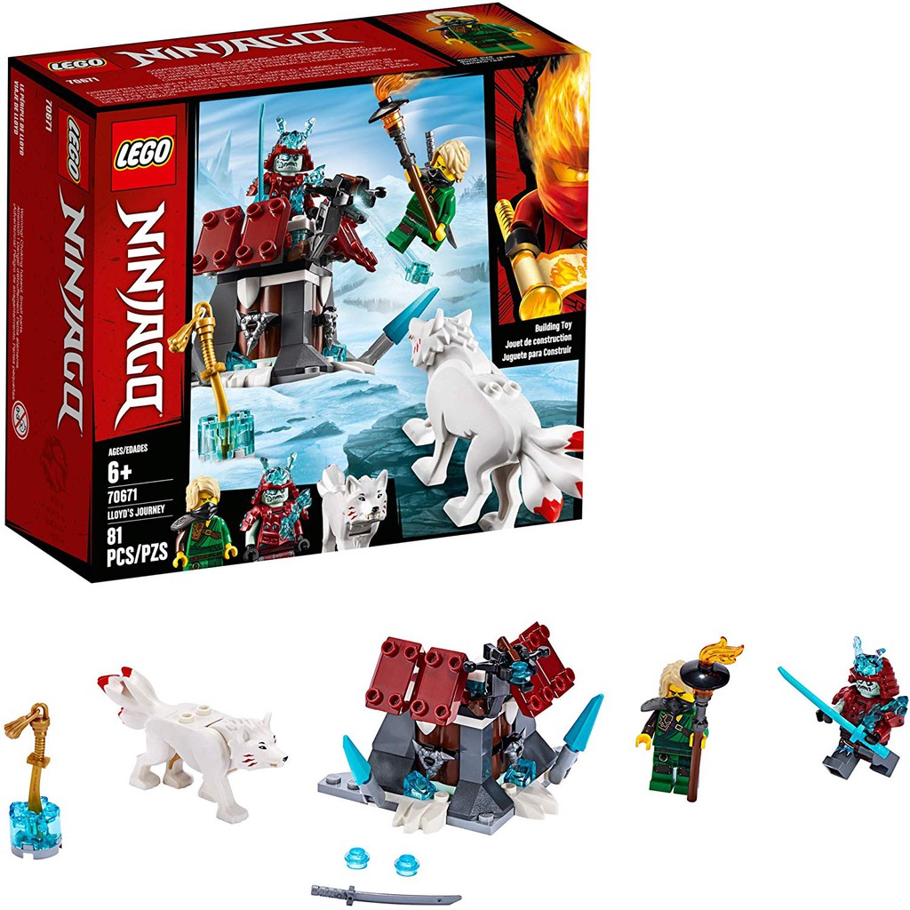 LEGO Ninjago Lloyd’s Journey 70671 - Cuộc chạm mặt giữa Lloyd's và Samurai băng