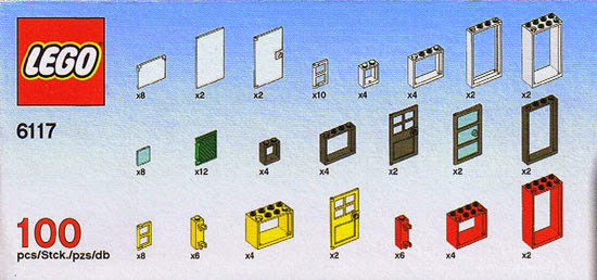 6117 LEGO® Doors and Windows (cửa)