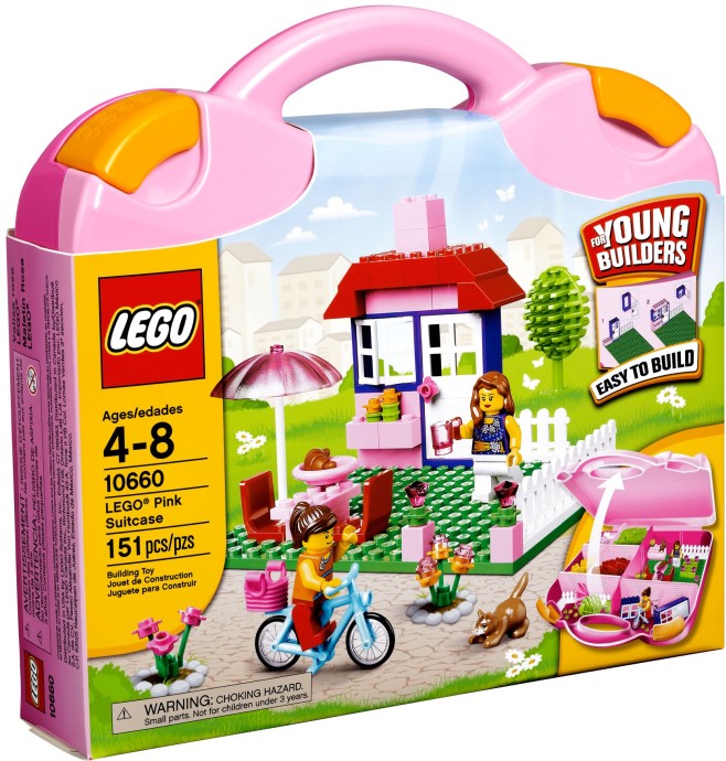 10660 LEGO® Brick & more Blue Pink Suitcase