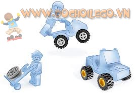 6118 LEGO® Wheels and Tyres: Bánh xe/ lốp xe.