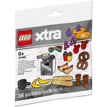 40465 LEGO XTRA FOOD - Đồ chơi LEGO - gói bổ sung: phụ kiện thức ăn