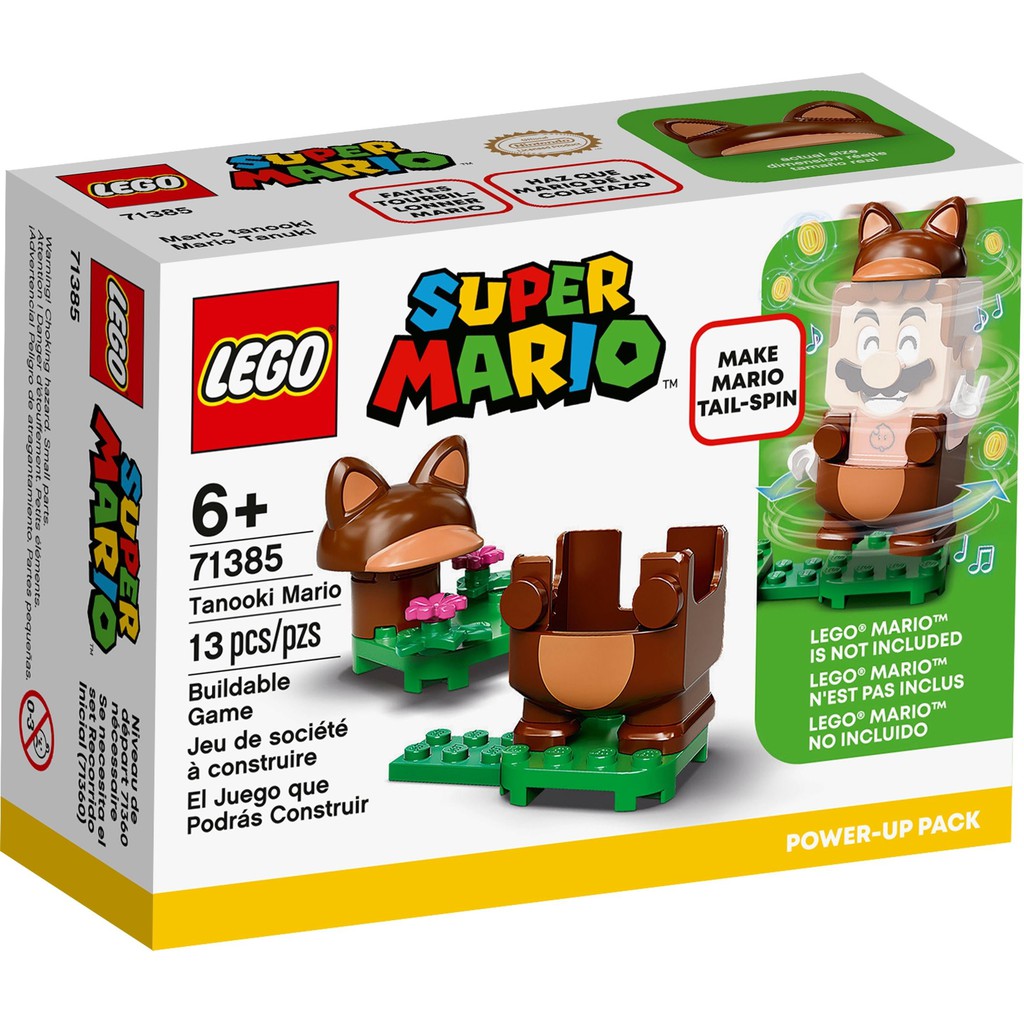 71385 LEGO Super Mario Up pack Tanooki - Bộ nâng cấp sức mạnh - kiểu con Gấu chó