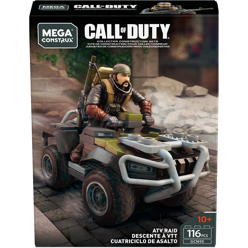 Mega Construx Call of Duty ATV Raid - Xe địa hình quân sự