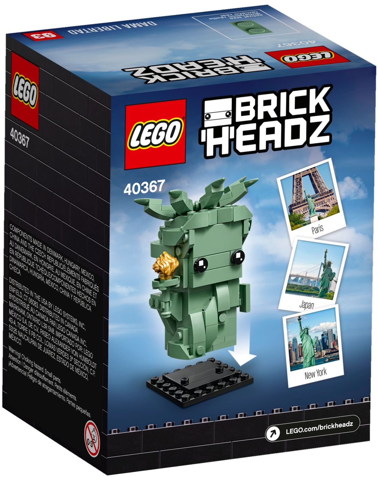 40367 LEGO Brickheadz Lady Liberty - Tượng nữ thần tự do