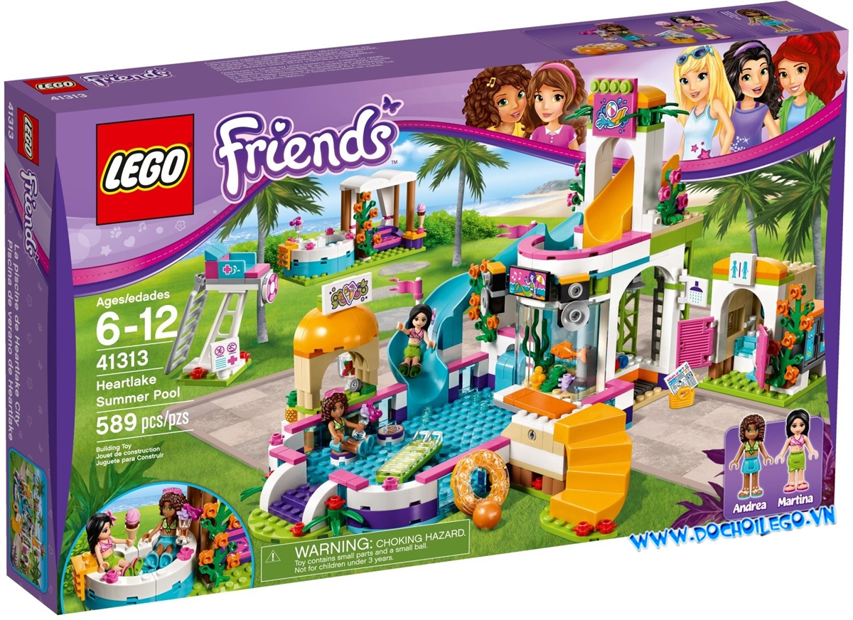 41313  LEGO Friends Heartlake Summer Pool - Hồ bơi thành phố Heartlake