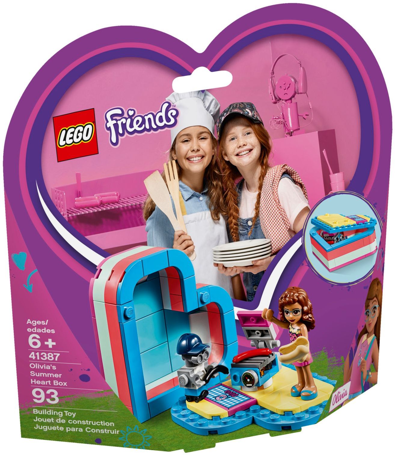 41357  LEGO® Friends Olivia's Summer Heart Box- Hộp trái tim của Olivia